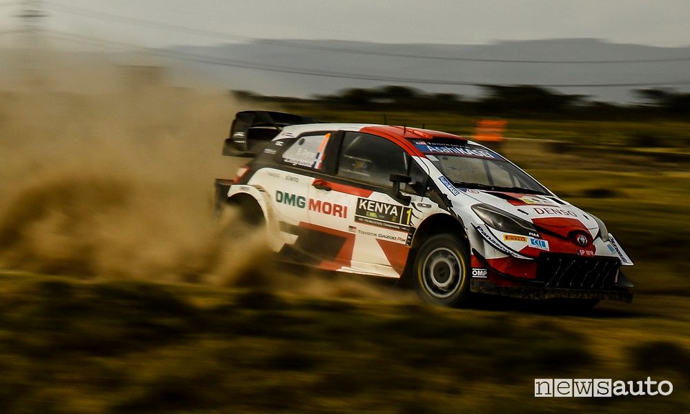 Sebastien Ogier Toyota Yaris WRC Safari Rally Kenya