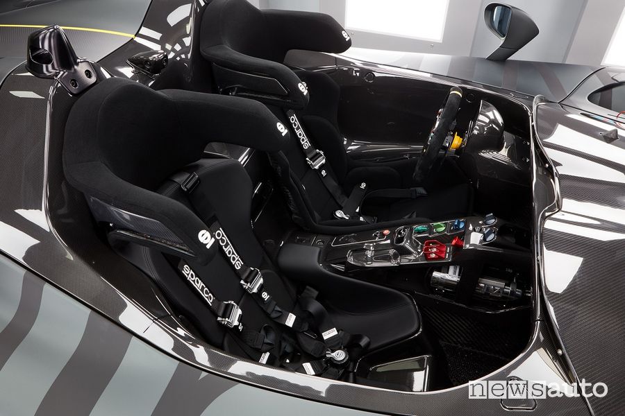 Abitacolo Dallara EXP allestimento Sparco