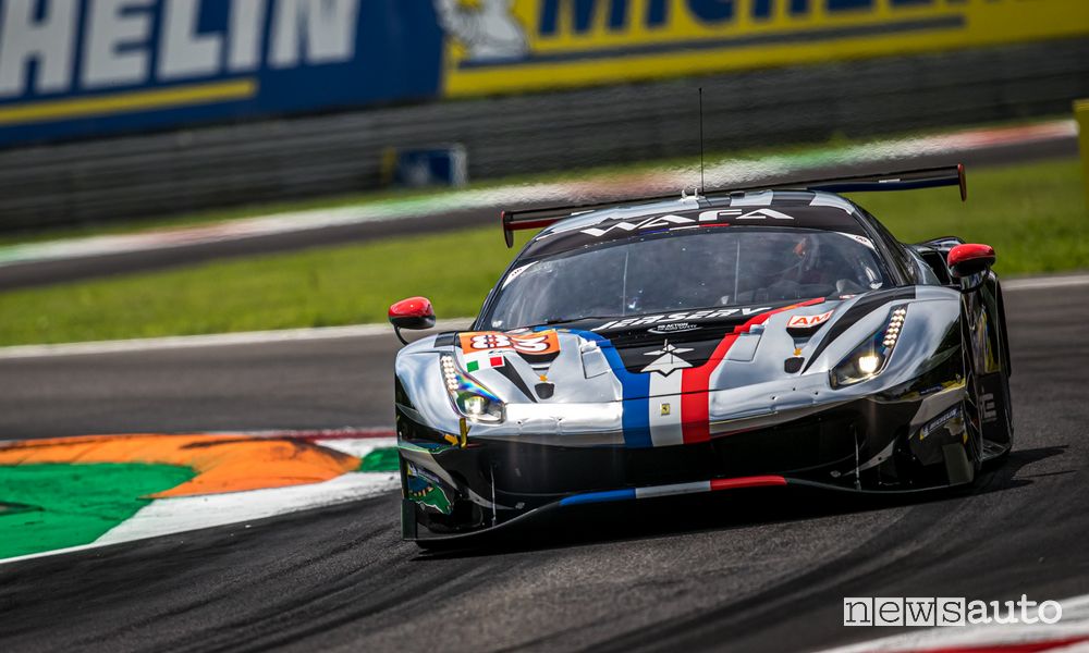 WEC 2021 6 Ore di Monza Ferrari 488 GTE vincitrice in classe Pro-Am