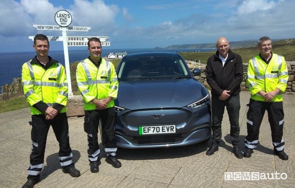 Record consumo energetico Ford Mustang Mach-E