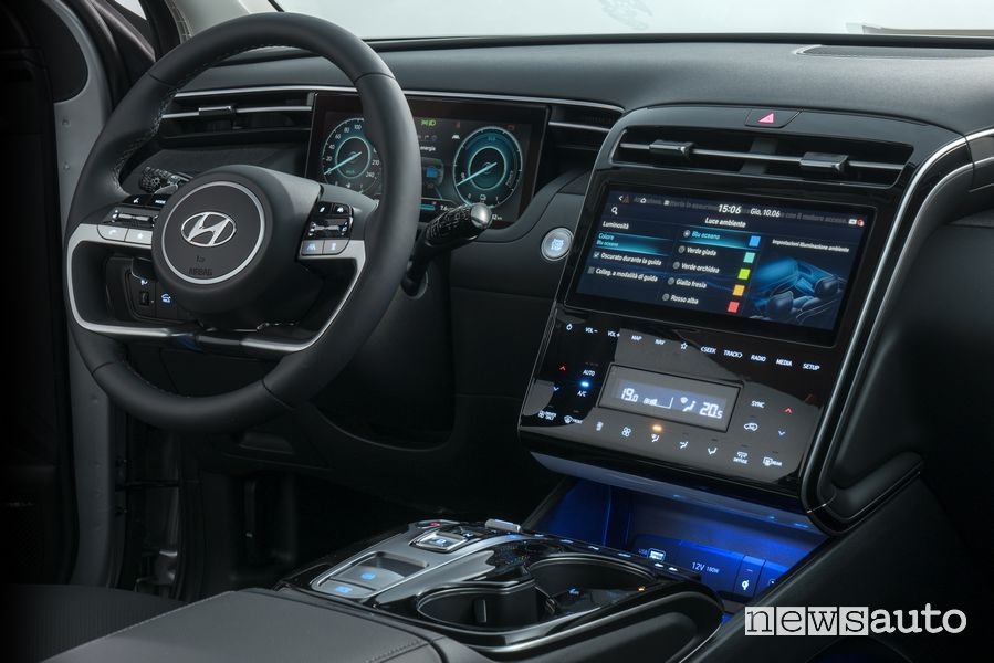 Plancia strumenti abitacolo nuova Hyundai Tucson Plug-in Hybrid