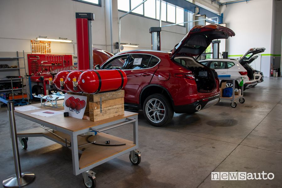 L'officina retrofit di Ecomotive Solutions