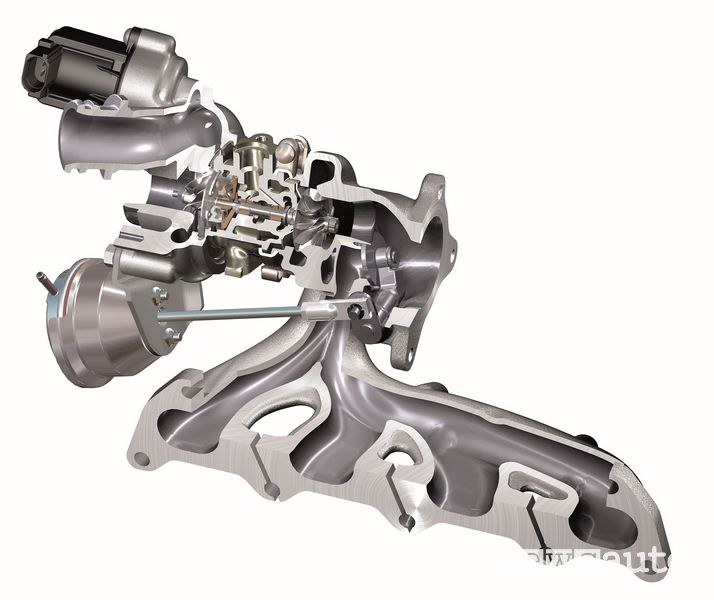 Funzionamento turbocompressore motore Volkswagen Golf 1.4 TSI