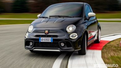 Inserimento in curva Abarth 695 Esseesse in pista
