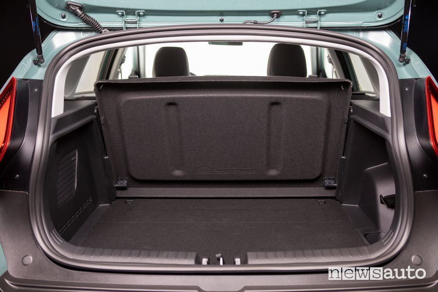 Bagagliaio abitacolo nuova Hyundai Bayon