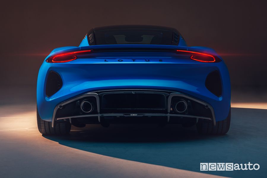 Posteriore nuova Lotus Emira