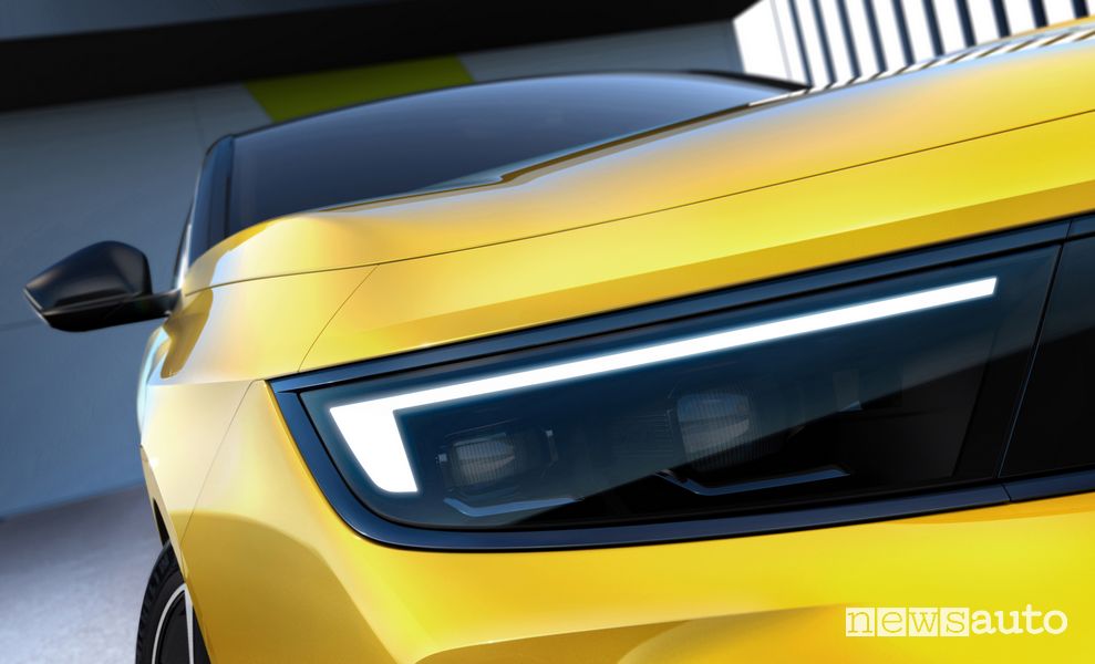 Faro anteriore nuova Opel Astra
