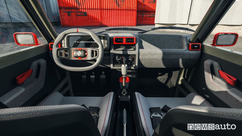 Abitacolo Renault R5 Turbo 3 restomod