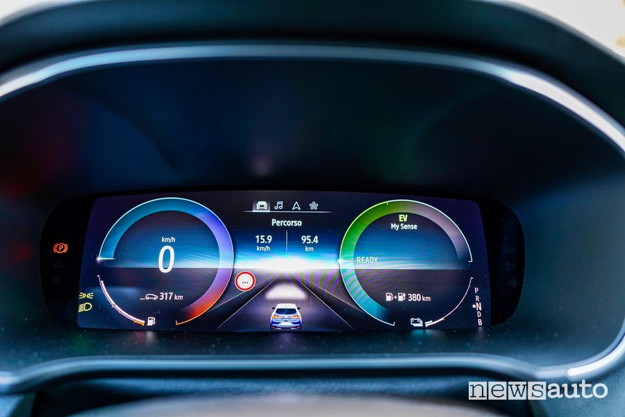 Cruscotto Renault Mégane E-Tech Plug-in Hybrid RS Line