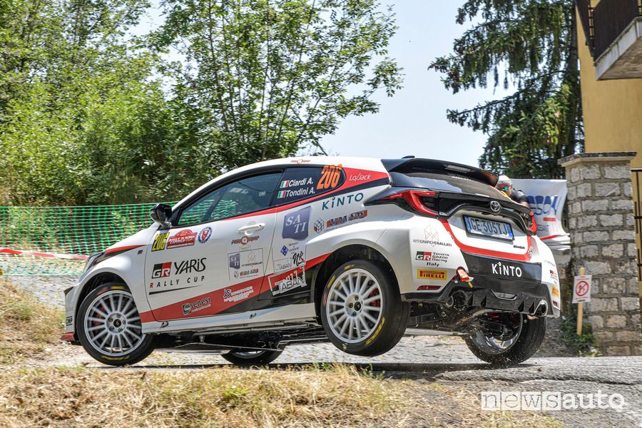 GR Yaris Rally Cup al Rally di Roma 2021