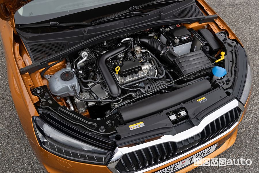 Vano motore nuova Skoda Fabia