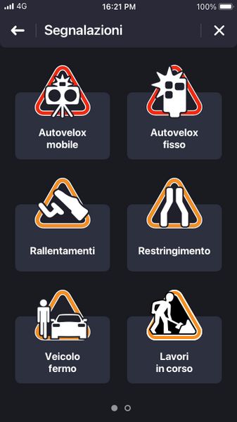 Segnalazioni e allerte sul navigatore intelligente COYOTE 