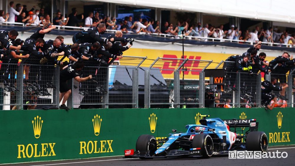 F1 Gp Ungheria 2021 Alpine Ocon