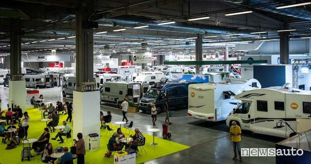 Salone del Camper aree tematiche Caravan e Camper, Accessori, Shopping e Percorsi e mete