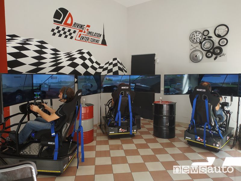 Simulatore di guida a Vallelunga inaugurazione Driving Simulation Center 