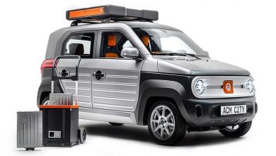 ACM City One auto elettrica con sistema di battery swap