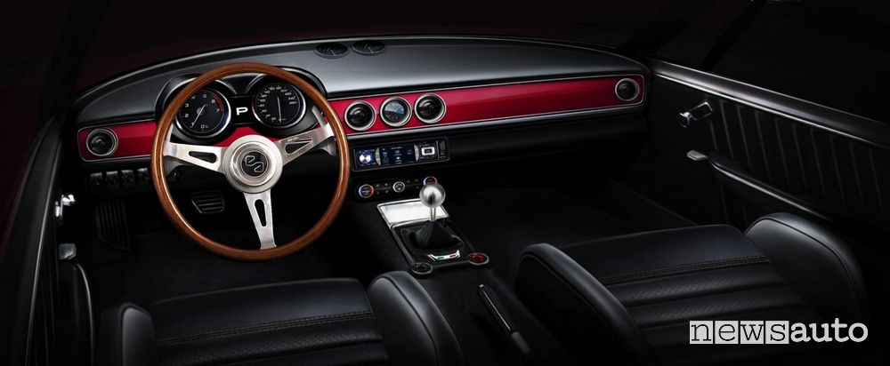 Plancia strumenti abitacolo Emilia GT Veloce restomod Giulia GTA