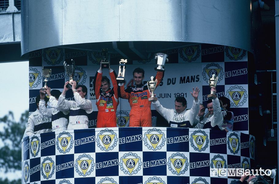 Podio 24 Ore di Le Mans 1991