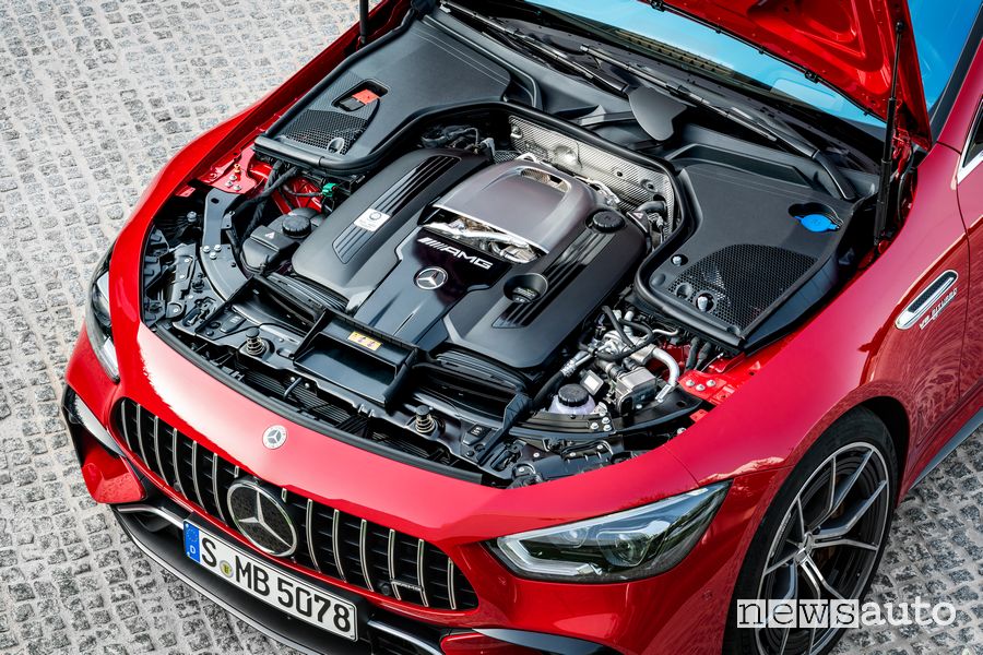 Vano motore V8 Mercedes-AMG GT 63 S E Performance
