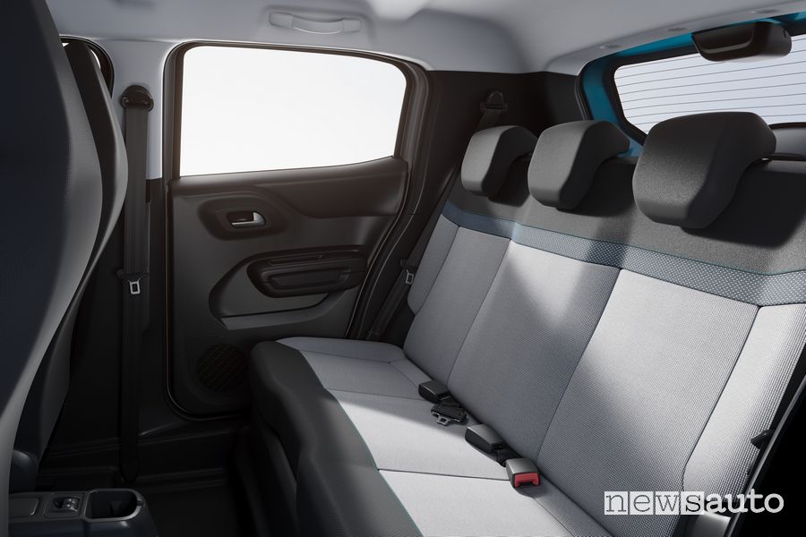 Sedili posteriori abitacolo nuova Citroën C3 Brasile