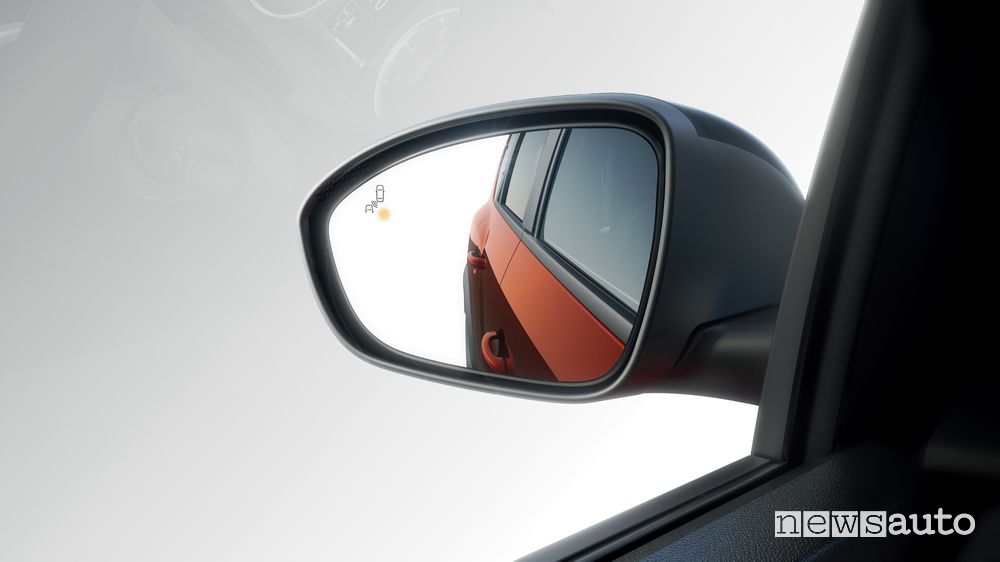 Sensore angolo morto specchietto retrovisore nuovo Dacia Jogger