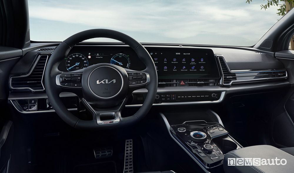 Plancia strumenti abitacolo nuovo Kia Sportage GT Line