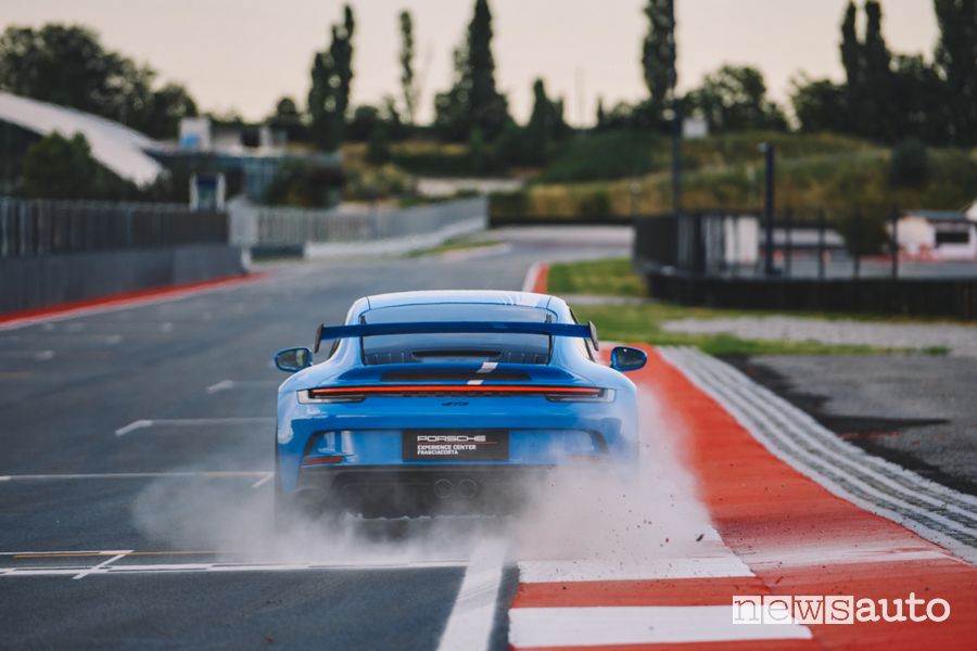 La pista del Porsche Experience Center di Franciacorta