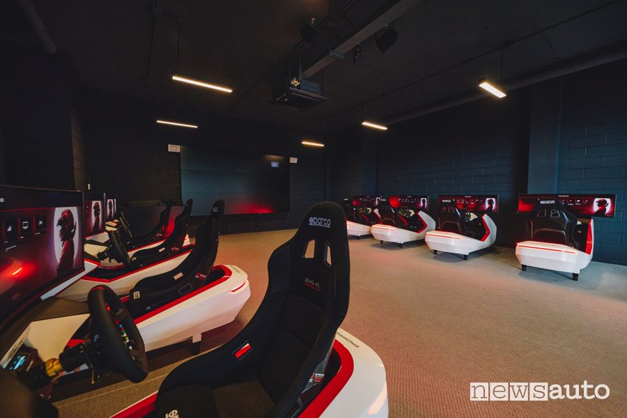 Simulation Lab Porsche Experience Center di Franciacorta