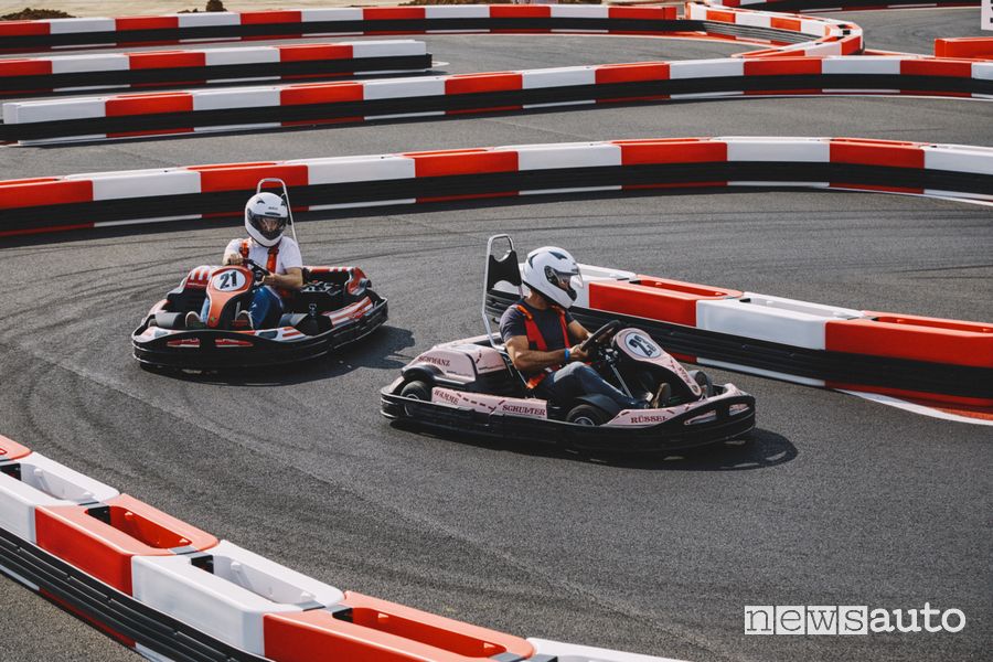 Pista go-kart Porsche Experience Center di Franciacorta