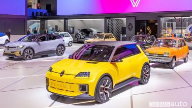 Renault 5 Prototype nello stand Renault al Salone di Monaco IAA 2021