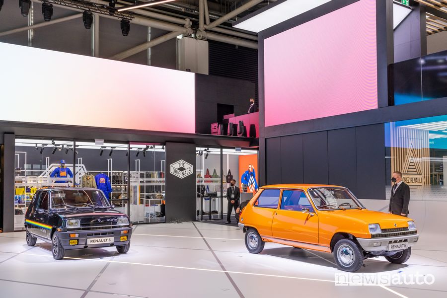 Renault 5 storica nello stand Renault al Salone di Monaco IAA 2021