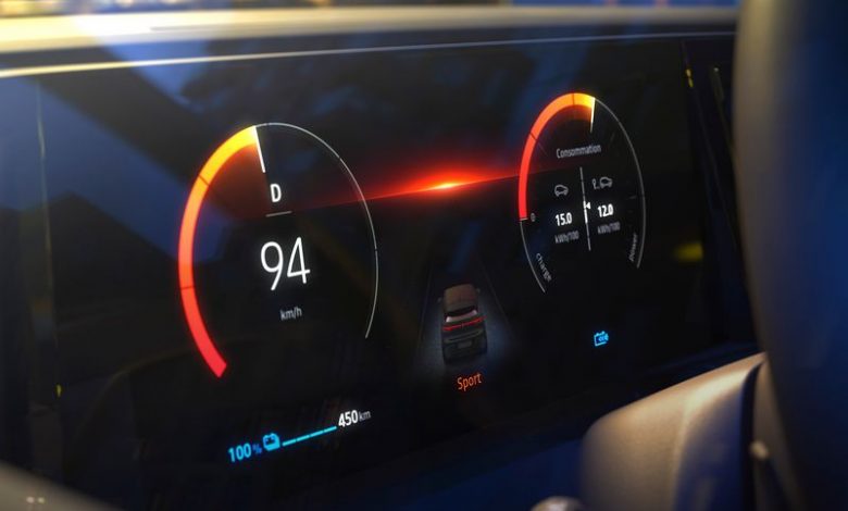 Quadro strumenti da 12,3” abitacolo nuova Renault Mégane E-TECH Electric