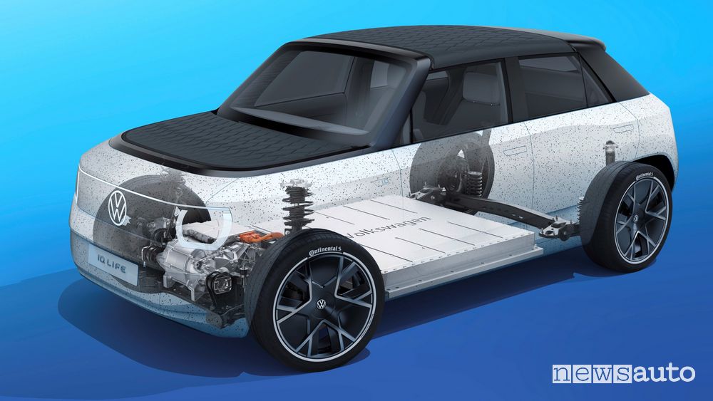Batteria Volkswagen ID.LIFE concept car
