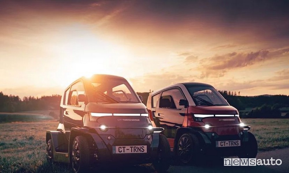 City transformer auto da città simile al Twizy che si allarga