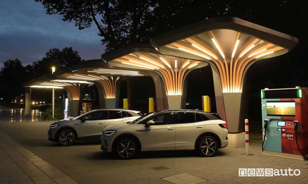 Stazione di ricarica rapida mobile fino a 150 kW