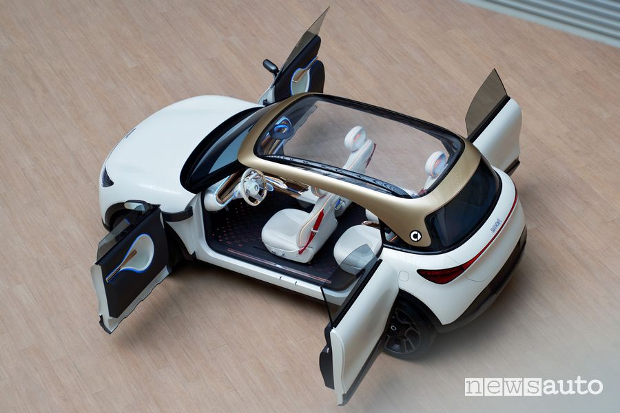 Portiere aperte smart Concept SUV elettrico