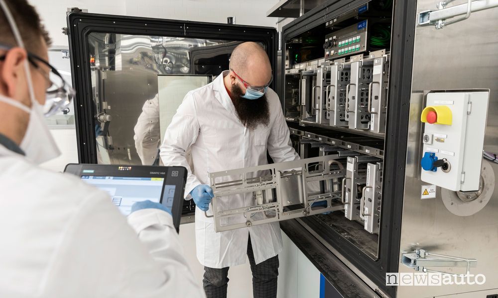 Volkswagen ricerca e sviluppo batterie auto elettriche nel centro Salzgitter
