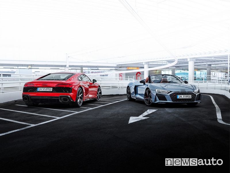 Audi R8 Coupé e Spyder V10 performance RWD