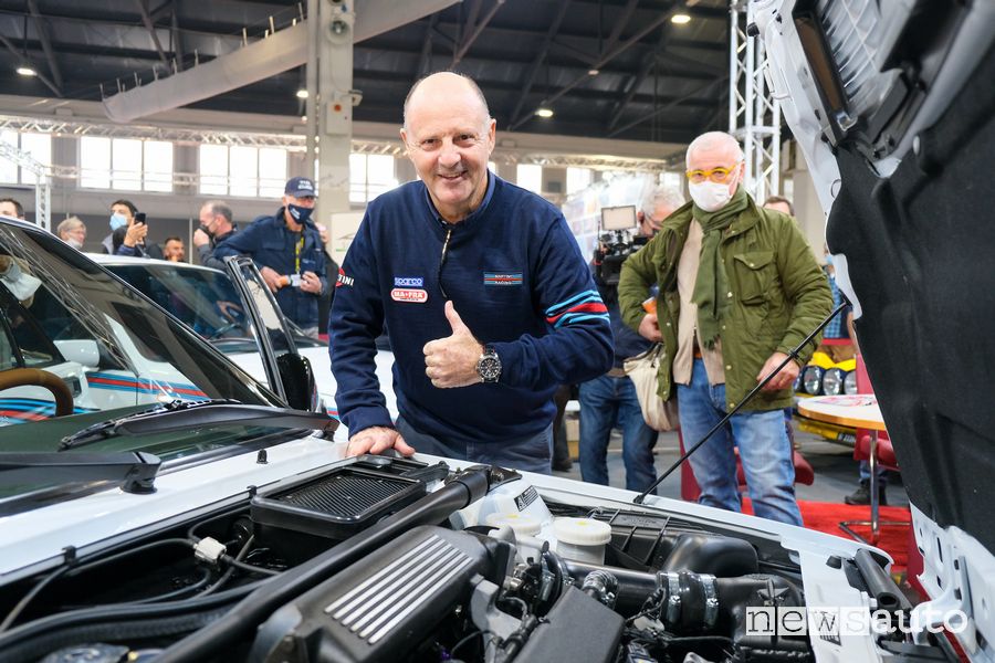 Miki Biasion al Salone Auto e Moto d'Epoca Padova 2021