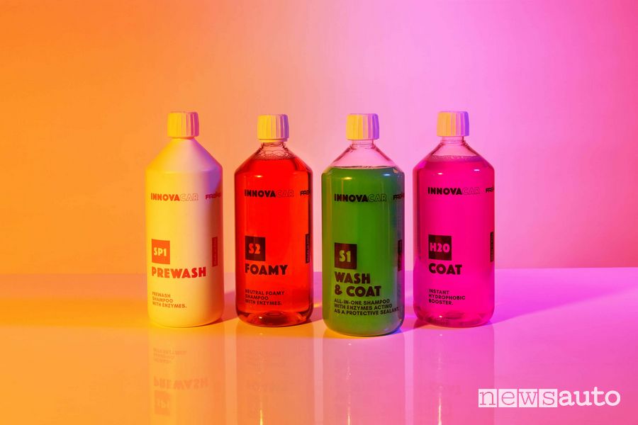 I prodotti della linea Innovacar car detailing
