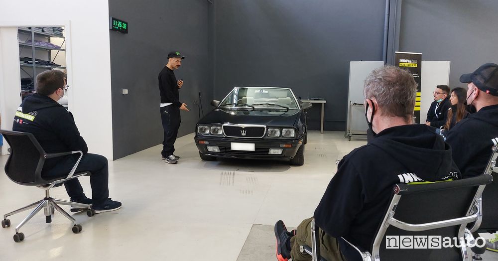 Marcello Mereu insegnante di car detailing di Innovacar Masterclass