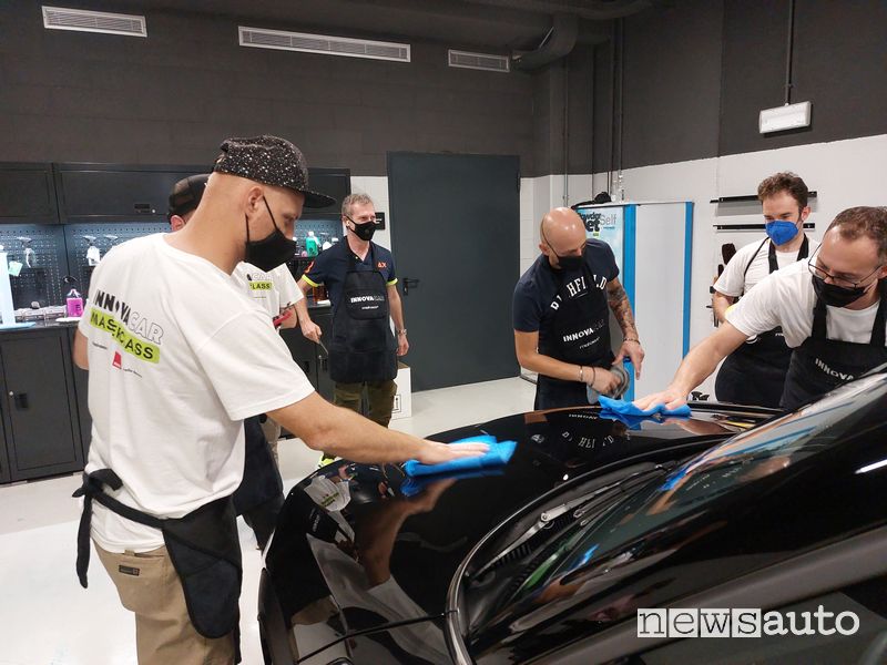 Corso lucidatura car detailing Innovacar Masterclass