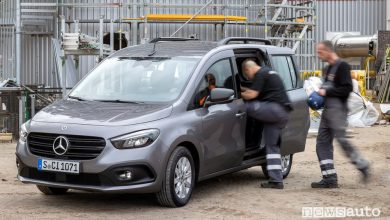 Vista di profilo Mercedes-Benz Citan Tourer