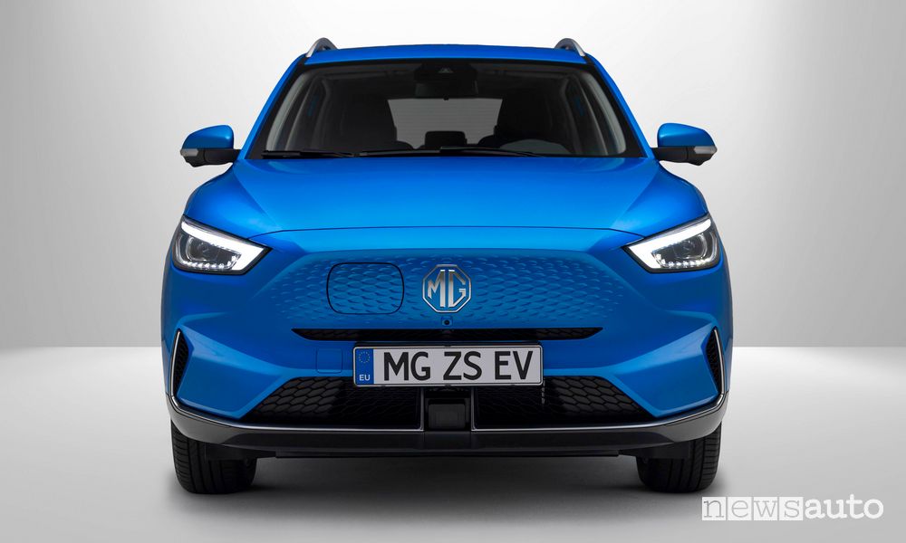 Frontale nuova MG ZS EV