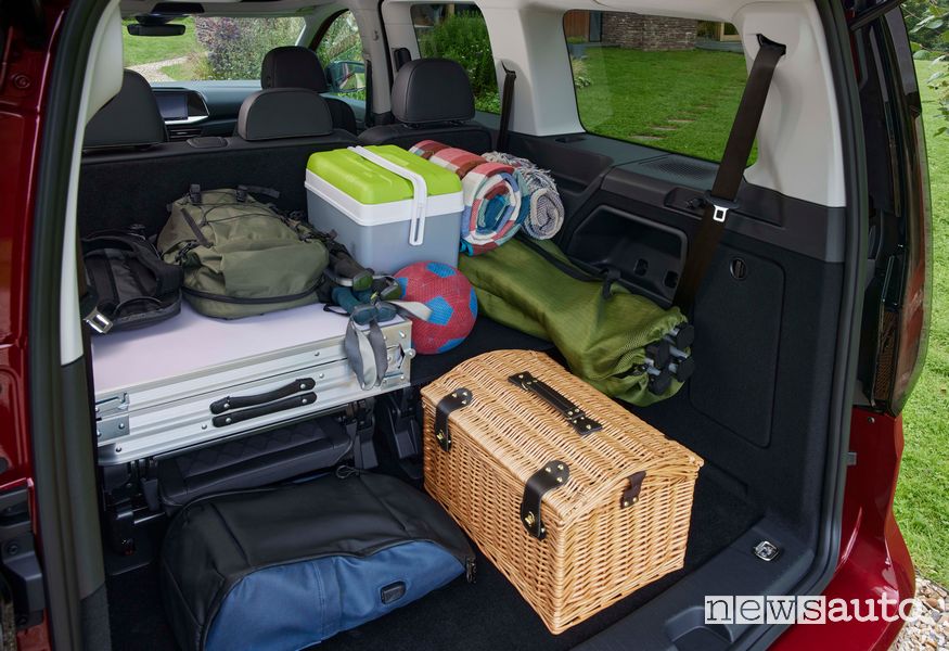 Bagagliaio spazio di carico nuovo Ford Tourneo Connect