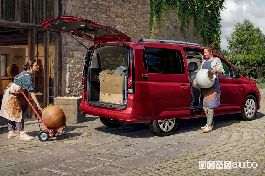 Spazio di carico nuovo Ford Tourneo Connect