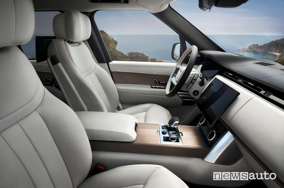 Sedili anteriori abitacolo nuovo Range Rover