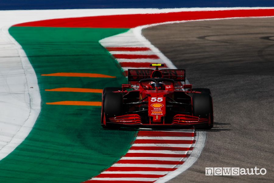 Qualifiche GP Stati Uniti 2021 Ferrari Carlos Sainz