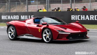 Nuova Ferrari Daytona SP3 in pista al Mugello