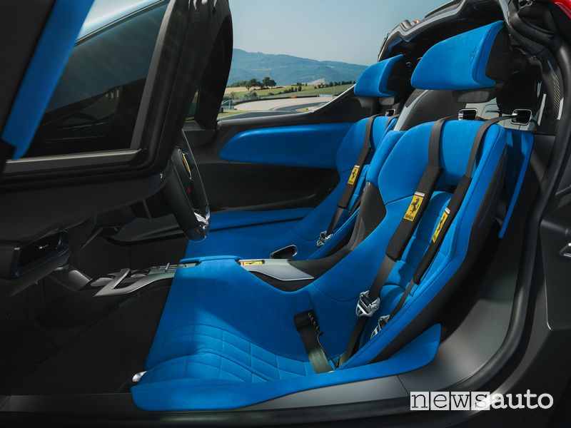 Sedili abitacolo nuova Ferrari Daytona SP3